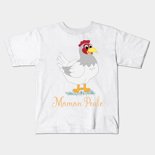 Mother Hen Kids T-Shirt by Miozoto_Design